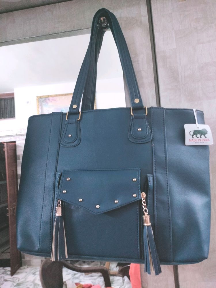 Blue Hand Bag