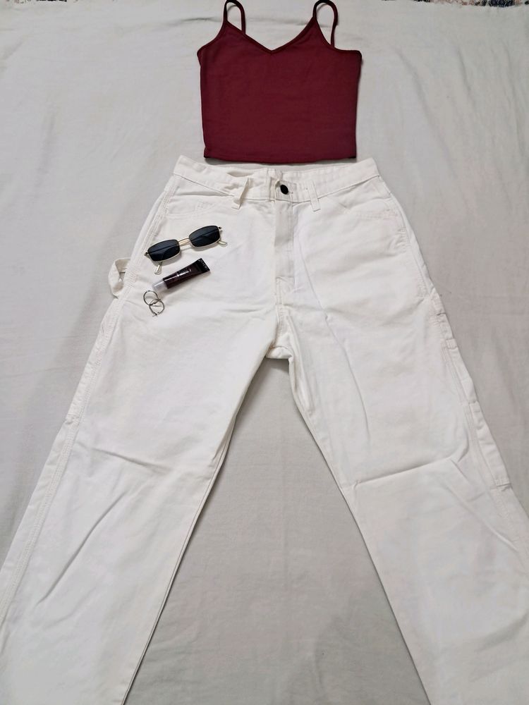 Original Dickies White Cargo Pant
