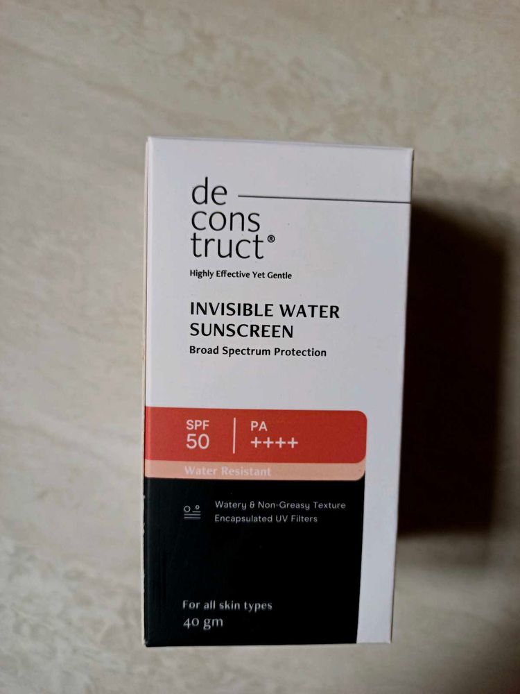 Deconstruct Invisible Water Sunscreen SPF 50