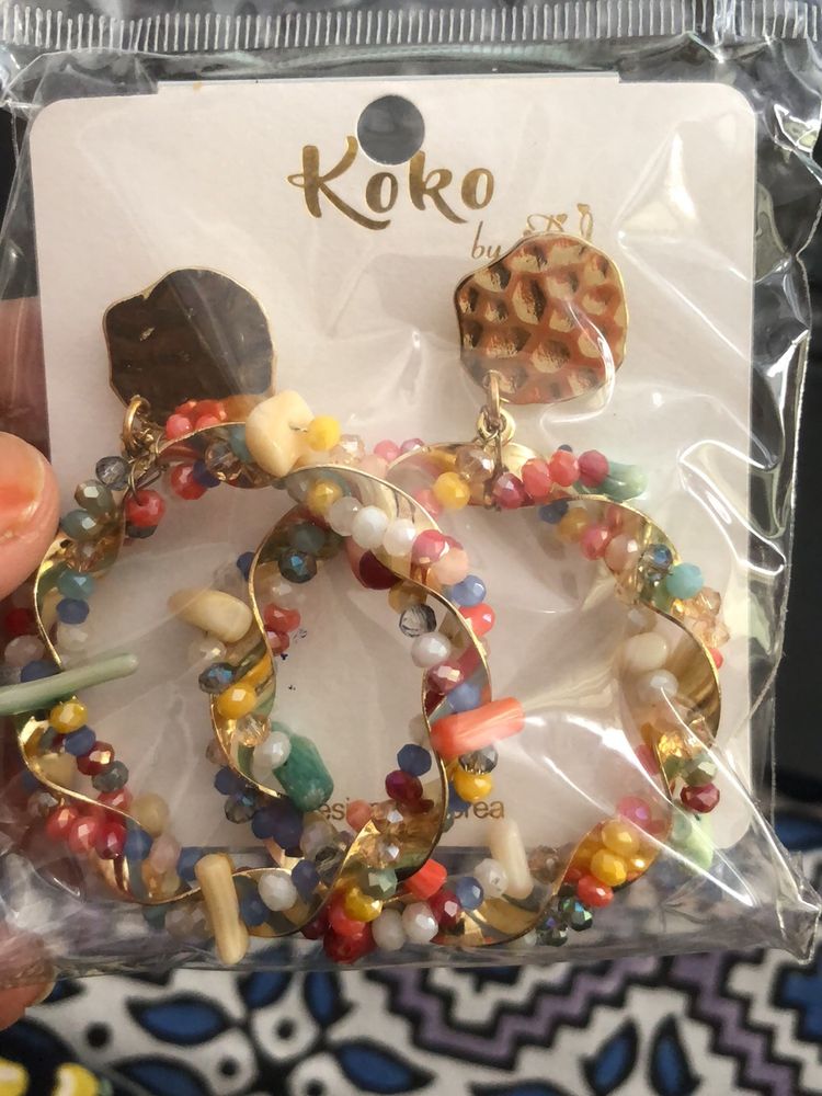 NEW MULTICOLORED EARRINGS