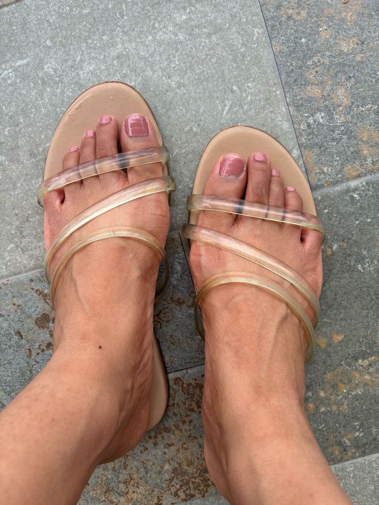Clear Strap Sandals