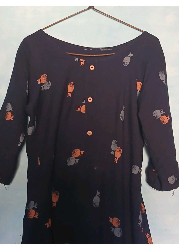 Nevy Blue Kurta For Women&#39;s Or Girls