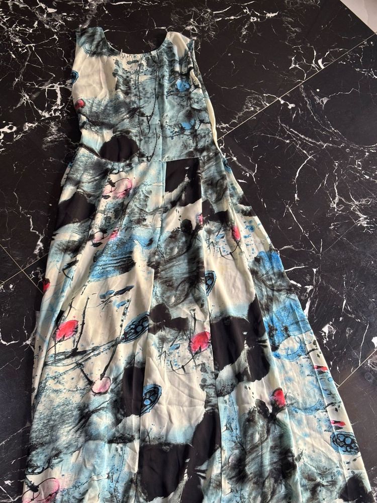 Abstract Print Dress