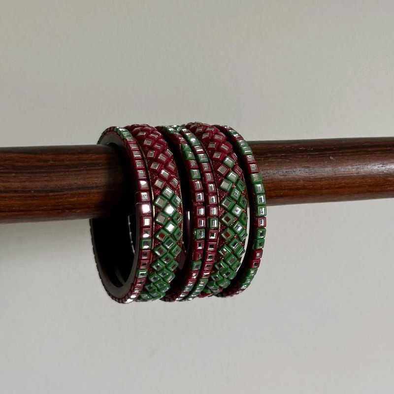 Stonework Bangle Set