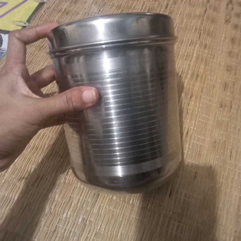 Steel Container With Small Palat