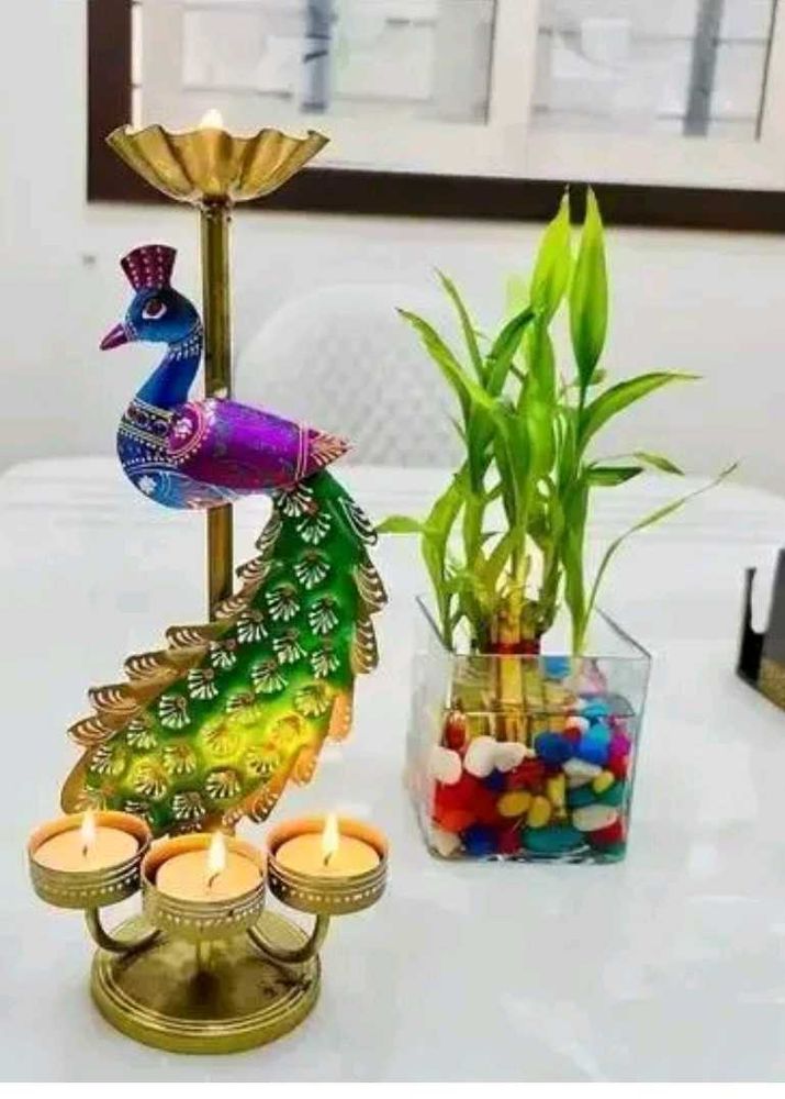 Peacock Candle Holder
