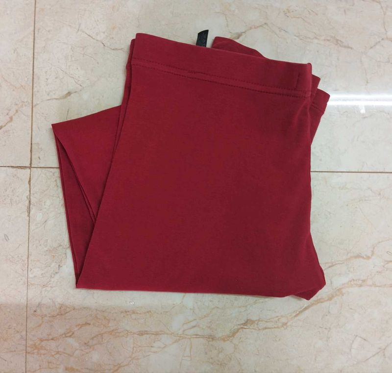 GO COLOURS RED LEGGINGS