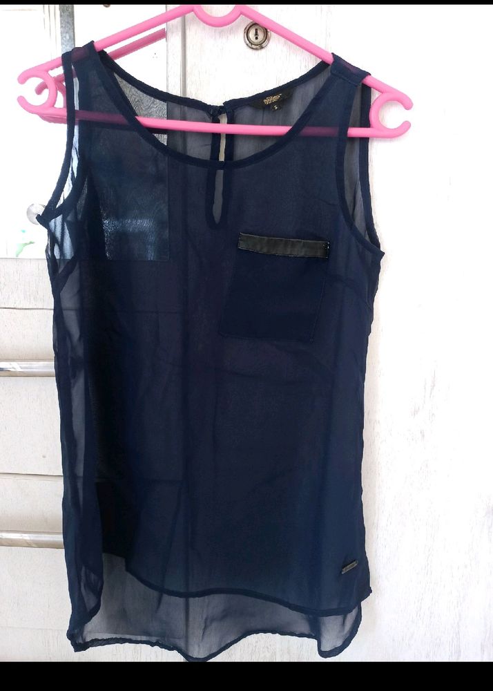 Roadster Navy Blue Top