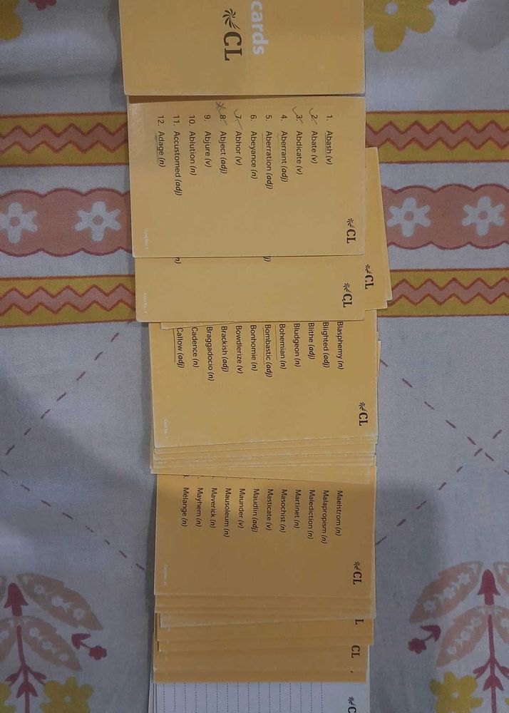 Vocabulary Flash Cards