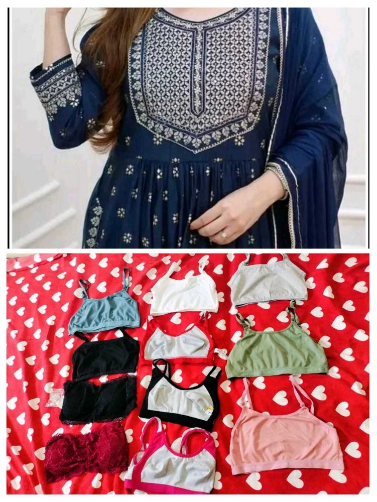 Nayra Suit With Combo Bra