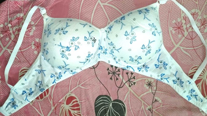 Combo of Floral Print Padded Bra