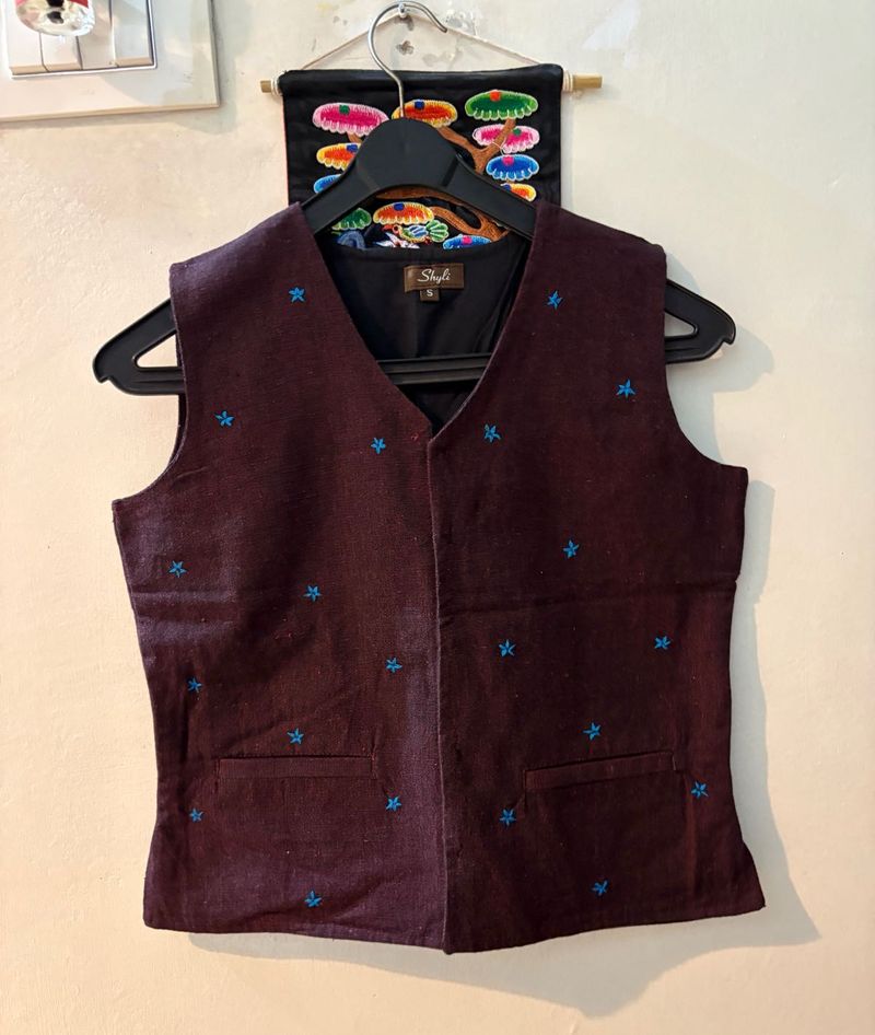 Stylish Embroidered Waistcoat
