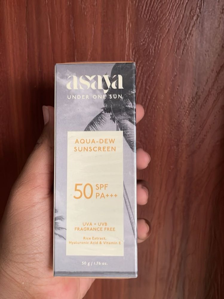 Brand New Asaya Dew Sunscreen 50 SPF PA+++