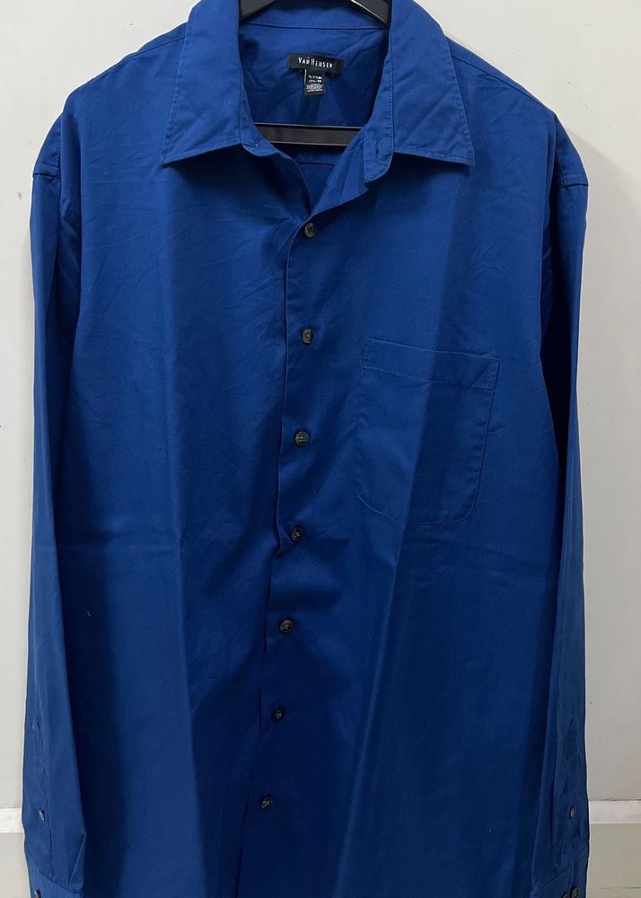 Van Heusen Blue Dress Shirt