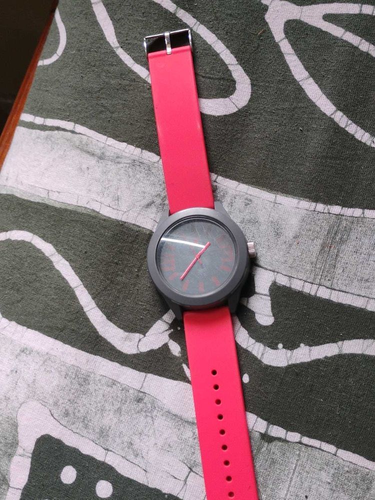 Pink Strap Watch