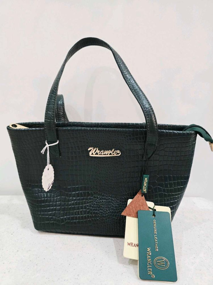 Wrangler Croc Embossed Tote