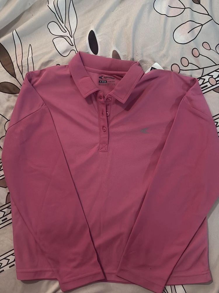 Pink Long Sleeve Shirt