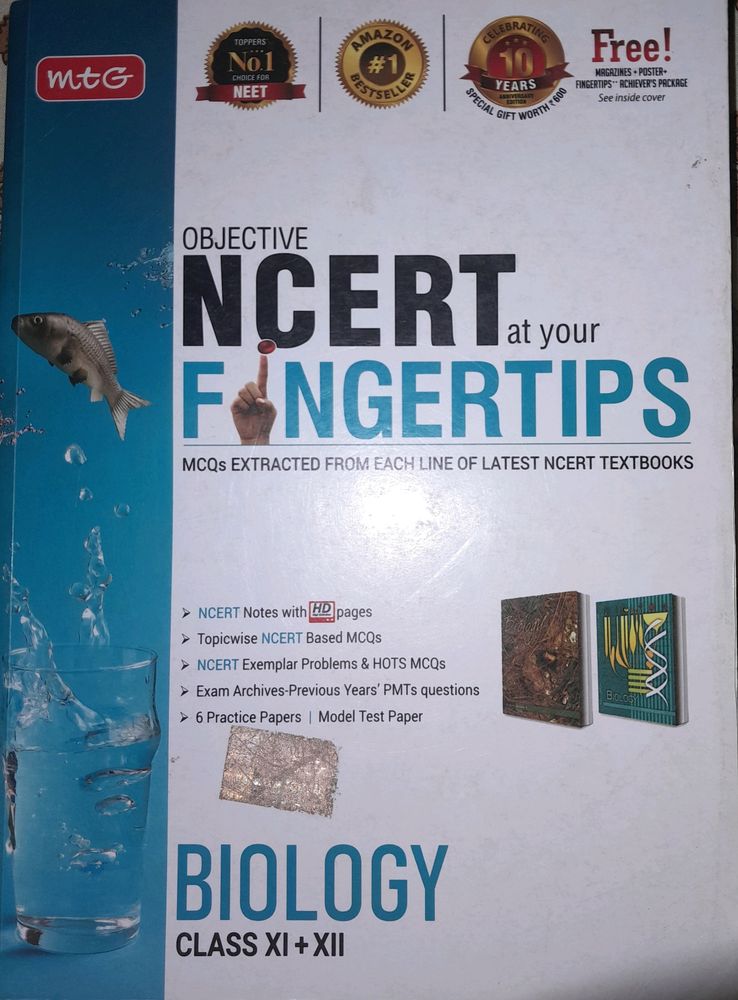 MTG NCERT at your Fingertips Biology 11&amp;12