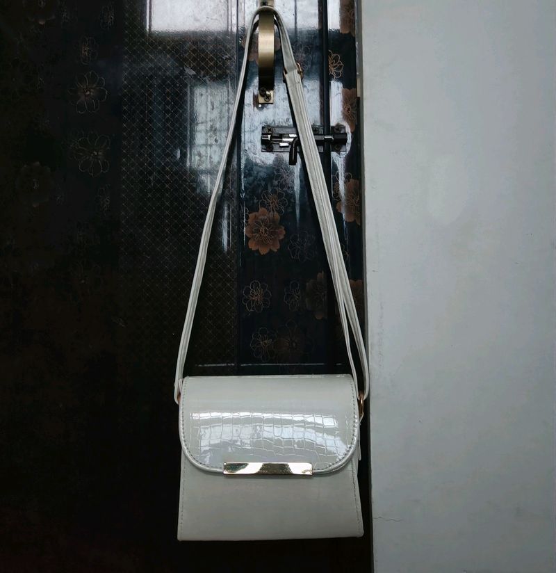 White Sling Bag