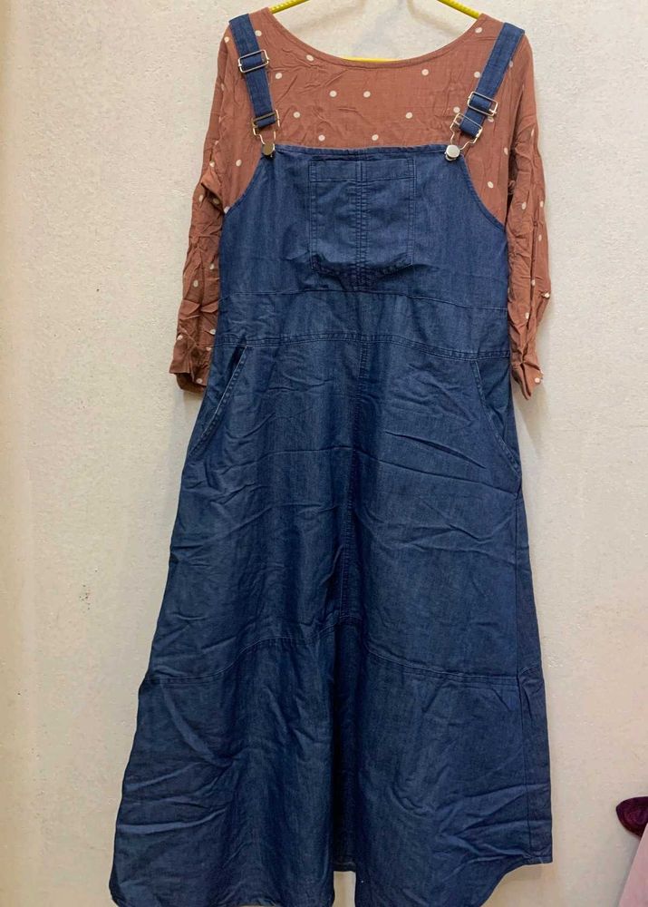 Denim Jumper Dress