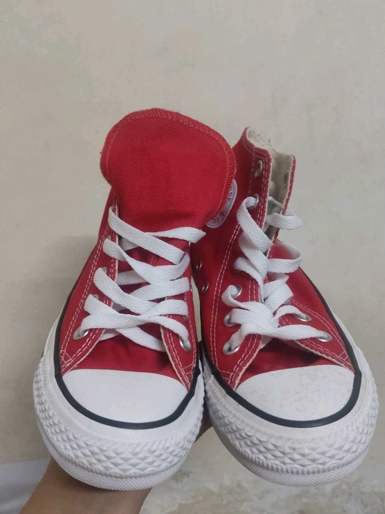 Red Converse Sneakers