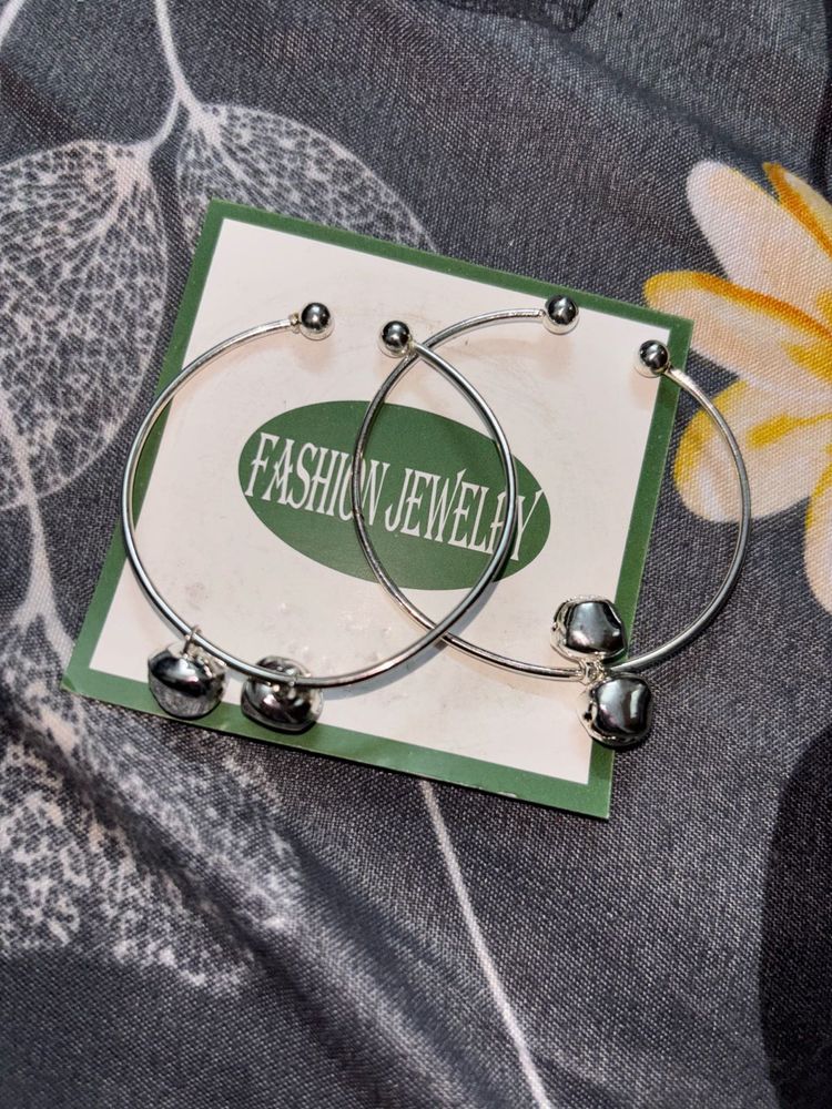Silver Tone Bangles