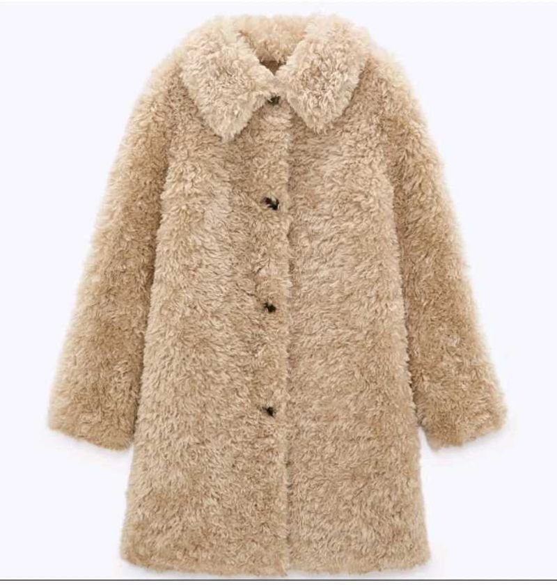 Zara Faux Fur Coat