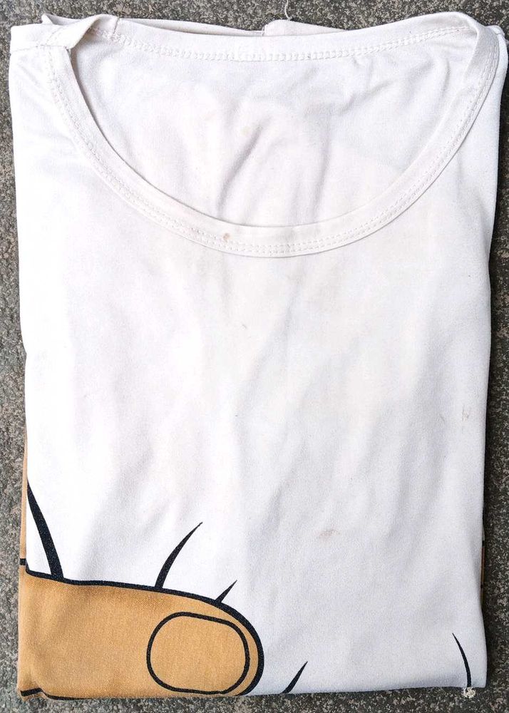 Printed White T-Shirt