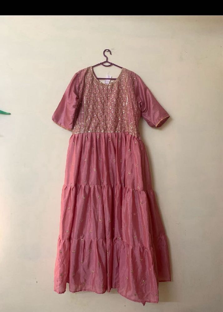 Sweet Peach Bridesmaid Gown