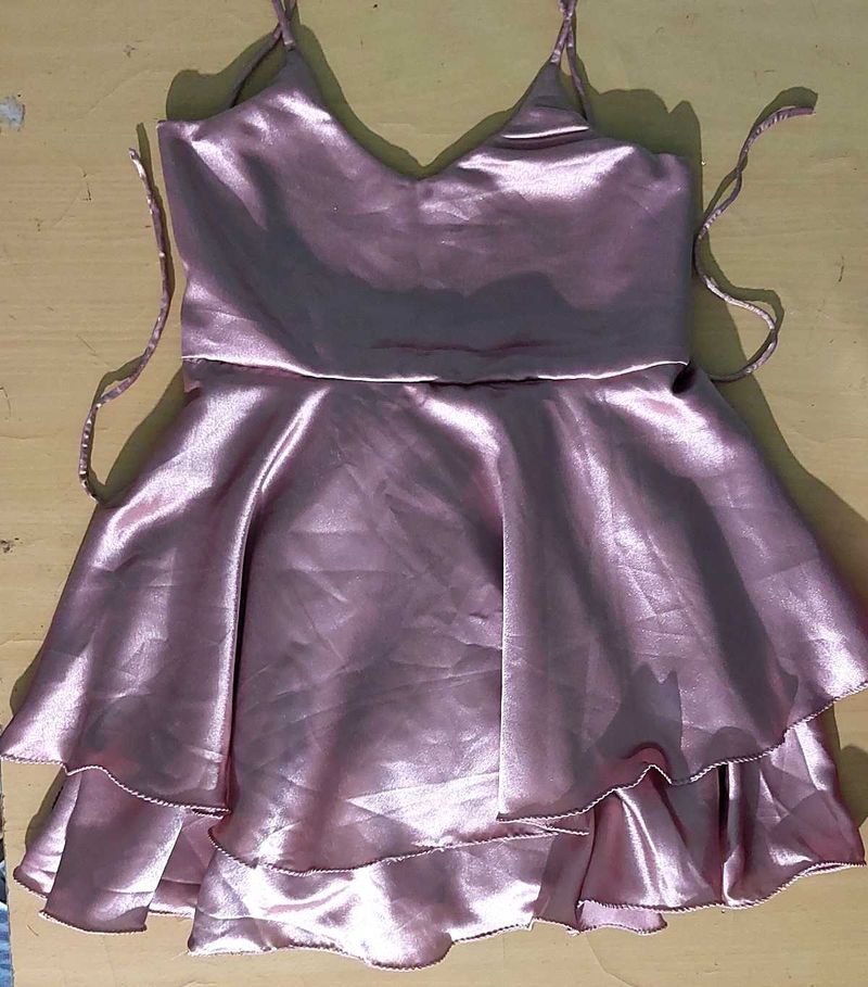 Short Satin Frock
