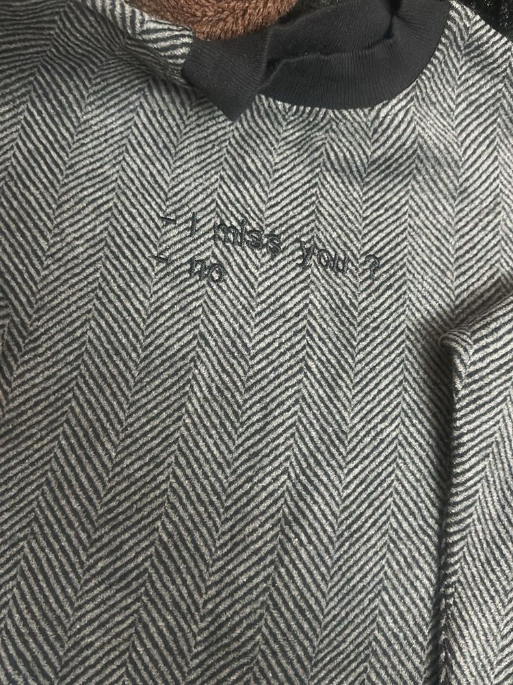 Herringbone Crewneck