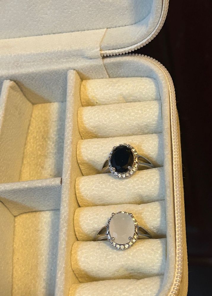 Vintage Anti-tarnish rings (Set Of 2)
