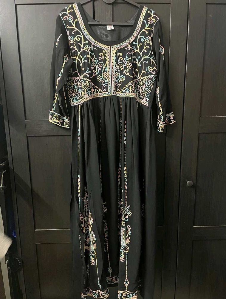 Aks Long Anarkali Kurti L