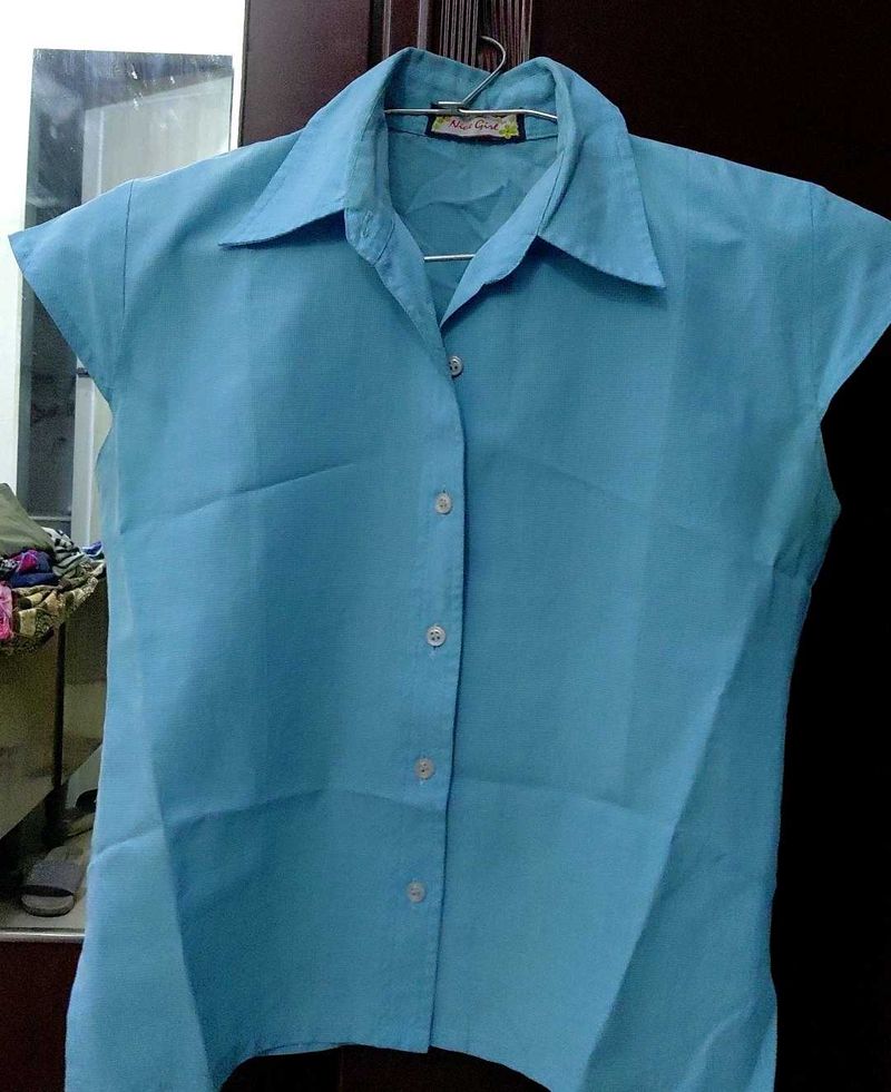 Amazing Solid Blue shirt