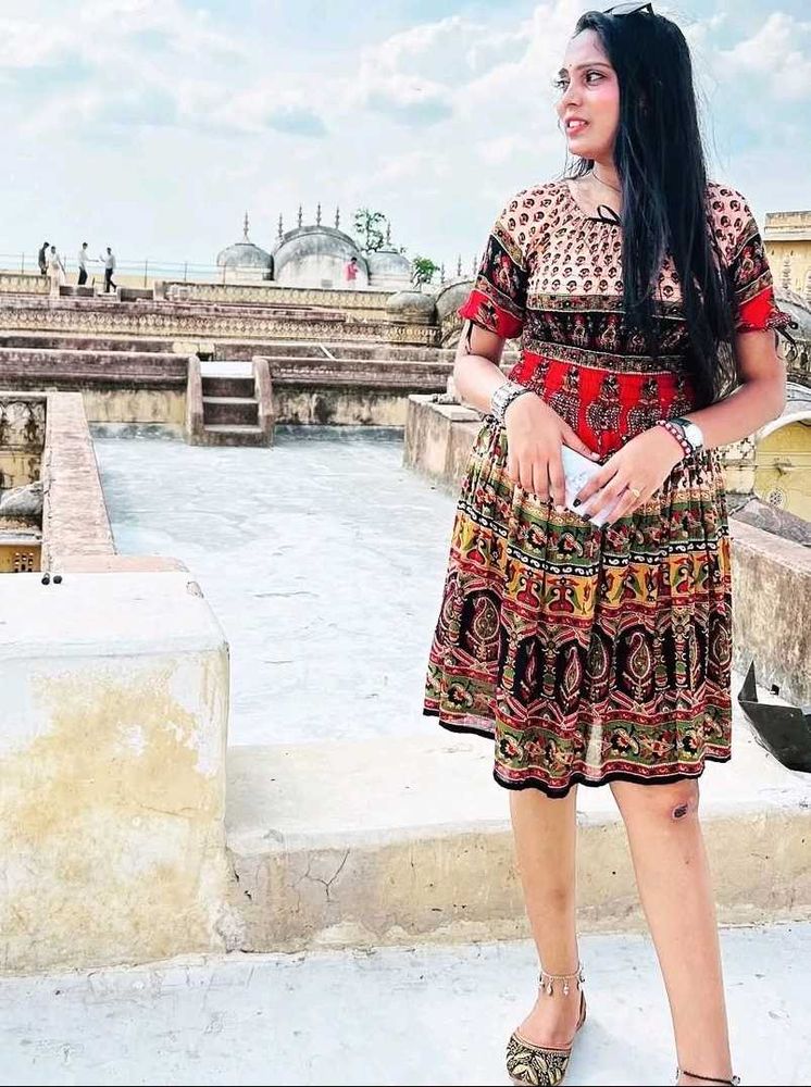 Multi-colour Rajashthani Dress For Women