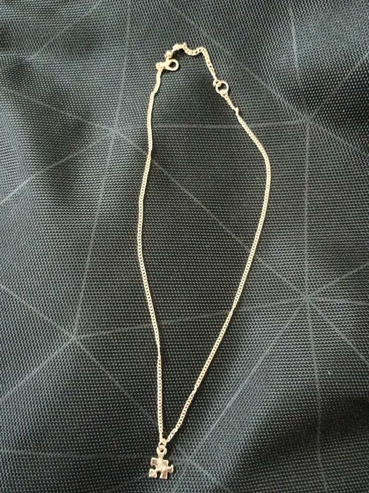 Puzzle Piece Pendant Necklace