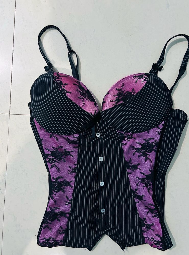 Stripped Victoria Secret Padded Cord set 💐