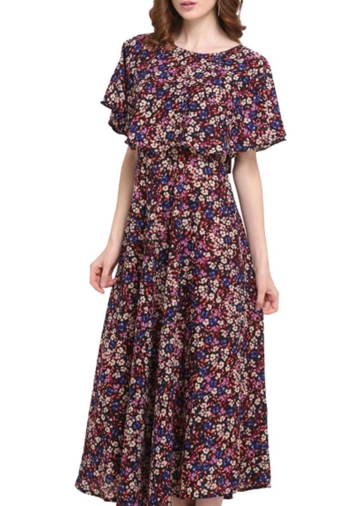 Floral print dress