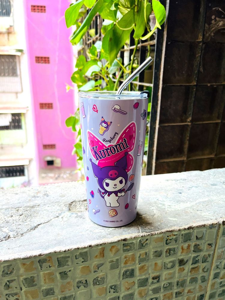 Kuromi - Tumbler With Straw ( 1pc ) - Purple