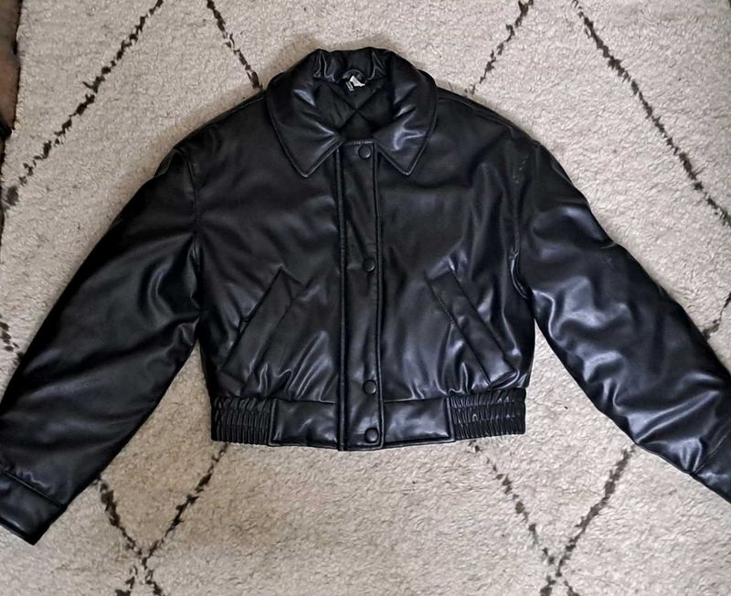 H&amp;M Faux Leather Jacket