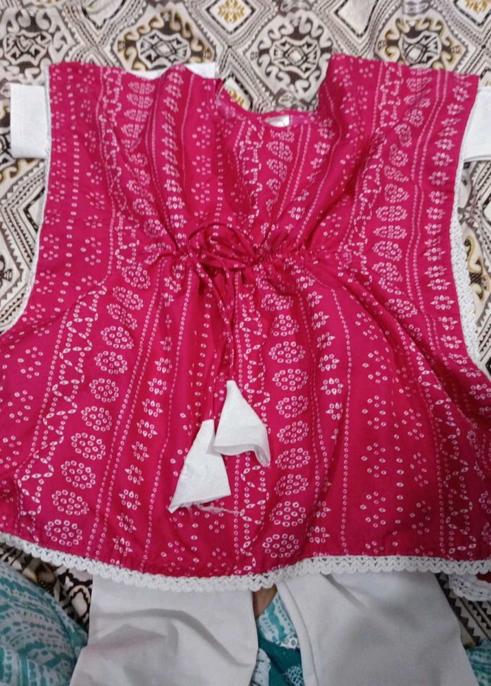 Kaftan For Kids With Inner And Bottom wear