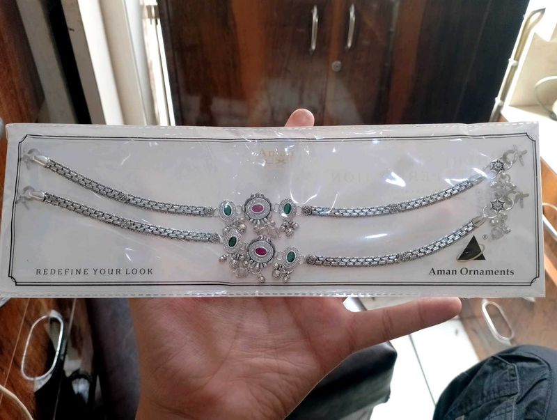 Ladies Payal Pure Silver