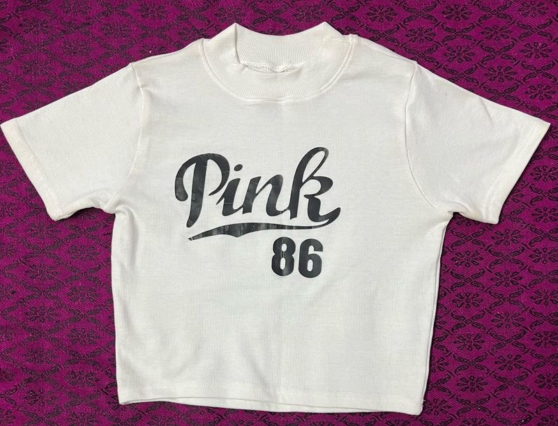white crop top small