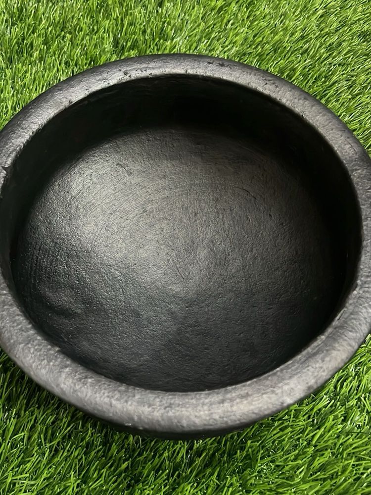 Handcrafted Black Mud Kadaai New