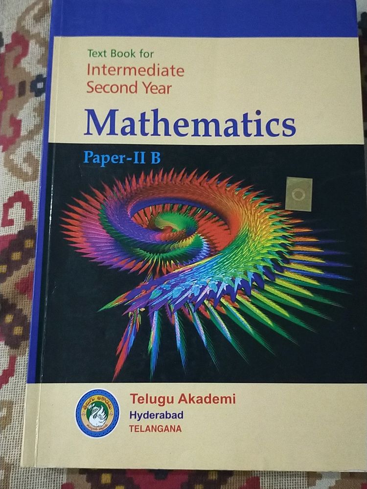 Intermediate Second Year Maths 2b Text Book