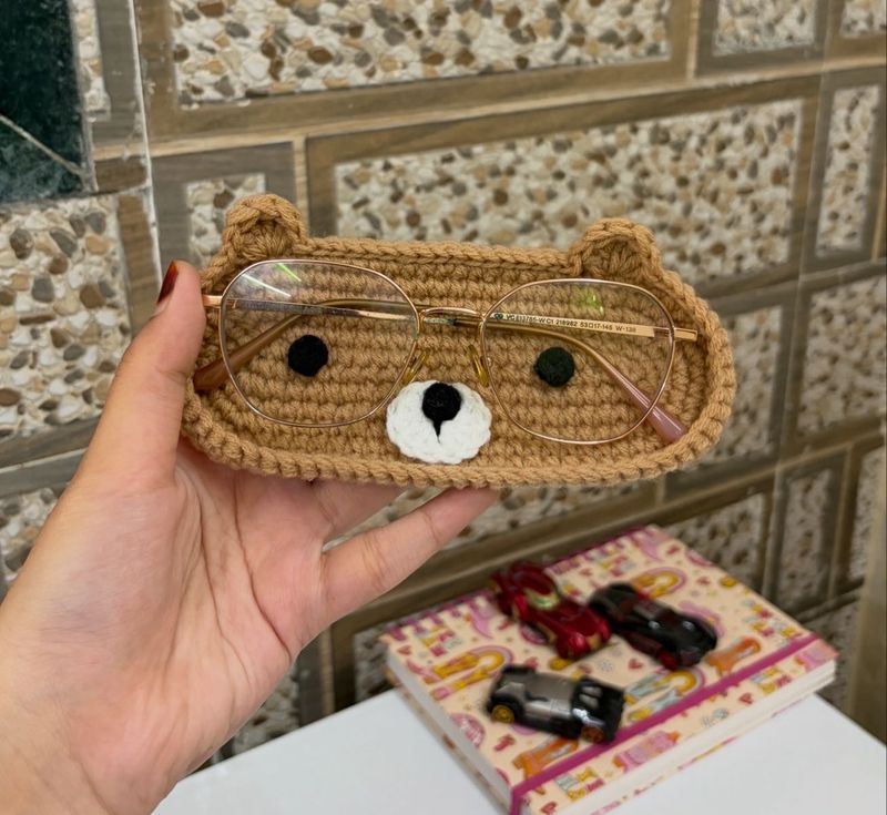 Crochet Bear Pouch