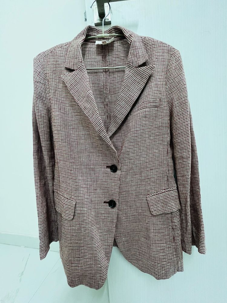 Houndstooth Blazer