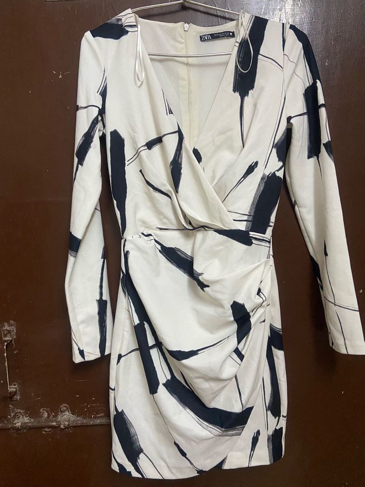Black &amp; White Dress Bodycon