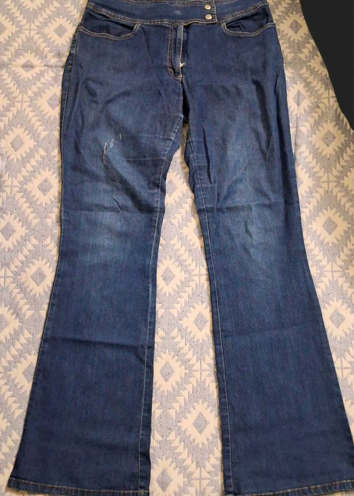 Benetton Flare Leg Denim Jeans