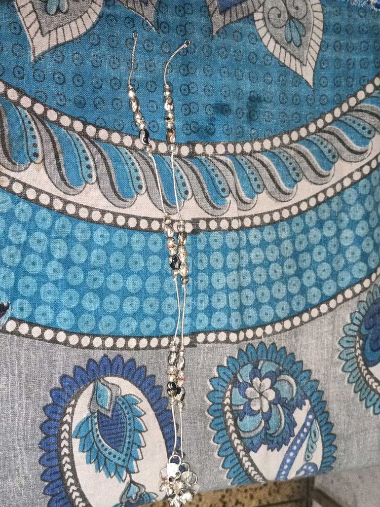 Silver Beaded Necklace